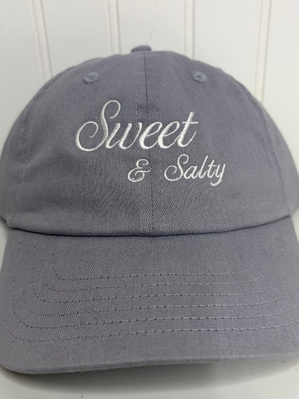 Sweet & Salty Hat Embroidered Dad Unstructured Cotton Twill Funny Sassy Gift